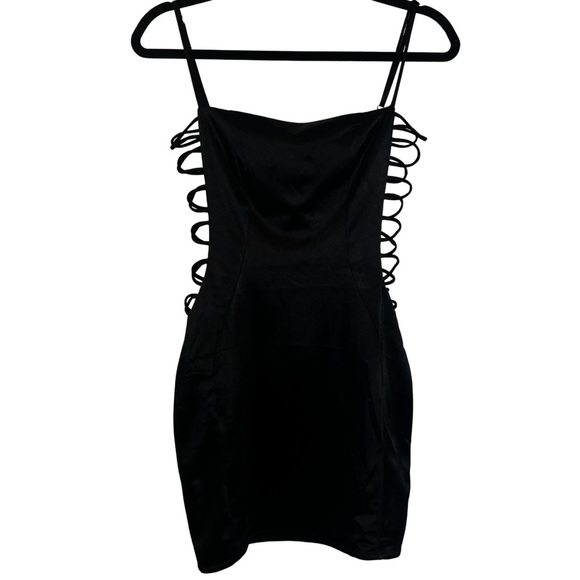 Windsor Black Open Sides Bodycon Dress - Picture 1 of 16